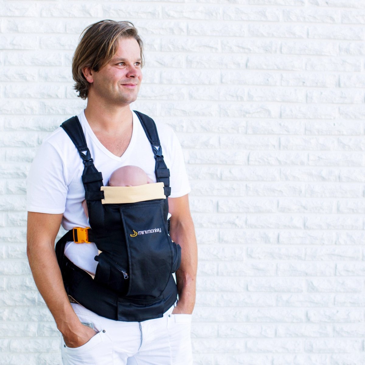 Minimonkey Dynamic Carrier - Black with Sand inside - Minimonkey - 4 - Baby & Kids - ThePharmacy