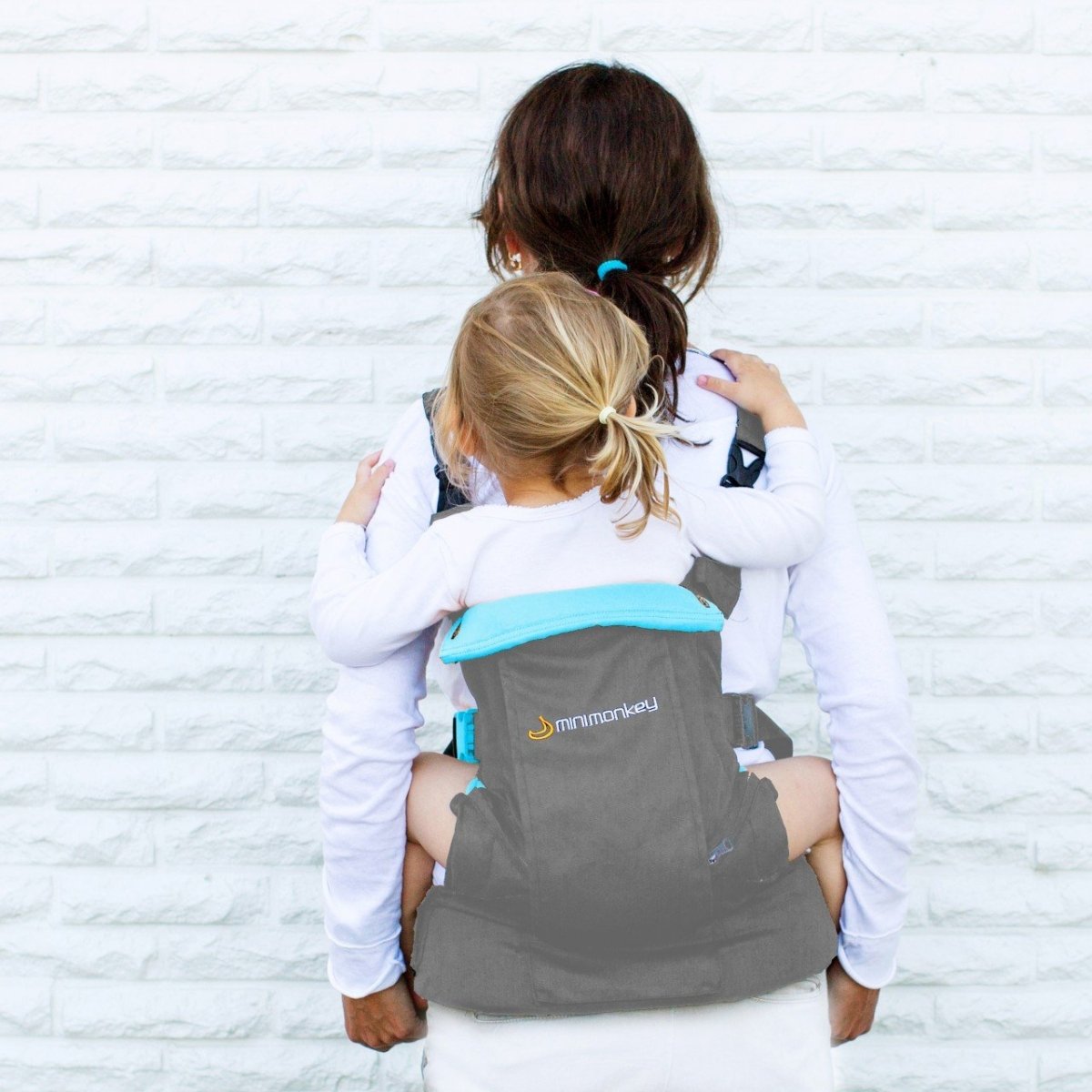 Minimonkey Dynamic Carrier - Light Grey with Turquoise - Minimonkey - 5 - Baby & Kids - ThePharmacy