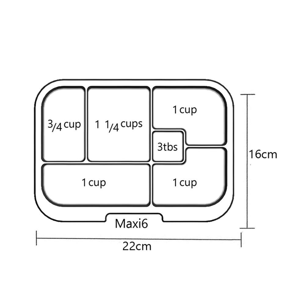 Munchbox Lunchbox - Maxi6 - Blue Ocean - Munchbox - 4 - Baby & Kids - ThePharmacy