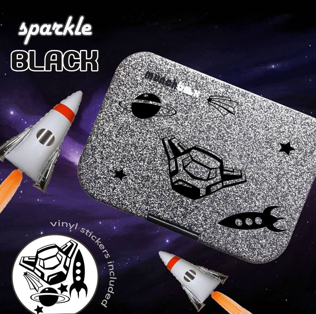 Munchbox Lunchbox - Mega3 - Sparkle Black - Munchbox - 4 - Baby & Kids - ThePharmacy