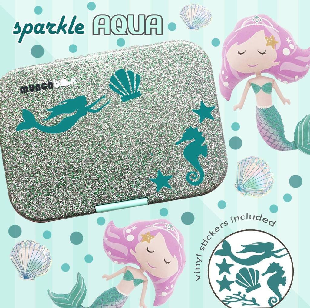 Munchbox Lunchbox - Midi5 - Sparkle Aqua - Munchbox - 3 - Baby & Kids - ThePharmacy