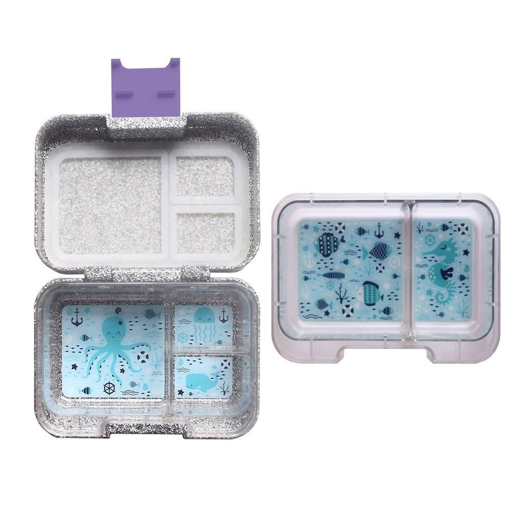Munchbox Lunchbox - Munchi Snack Box - Sparkle Silver - Munchbox - 1 - Baby & Kids - ThePharmacy