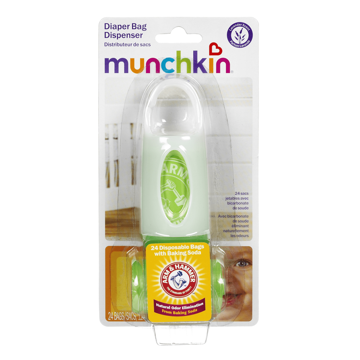 Munchkin Arm & Hammer Nappy Bag and Dispenser - Munchkin - 3 - Baby & Kids - ThePharmacy