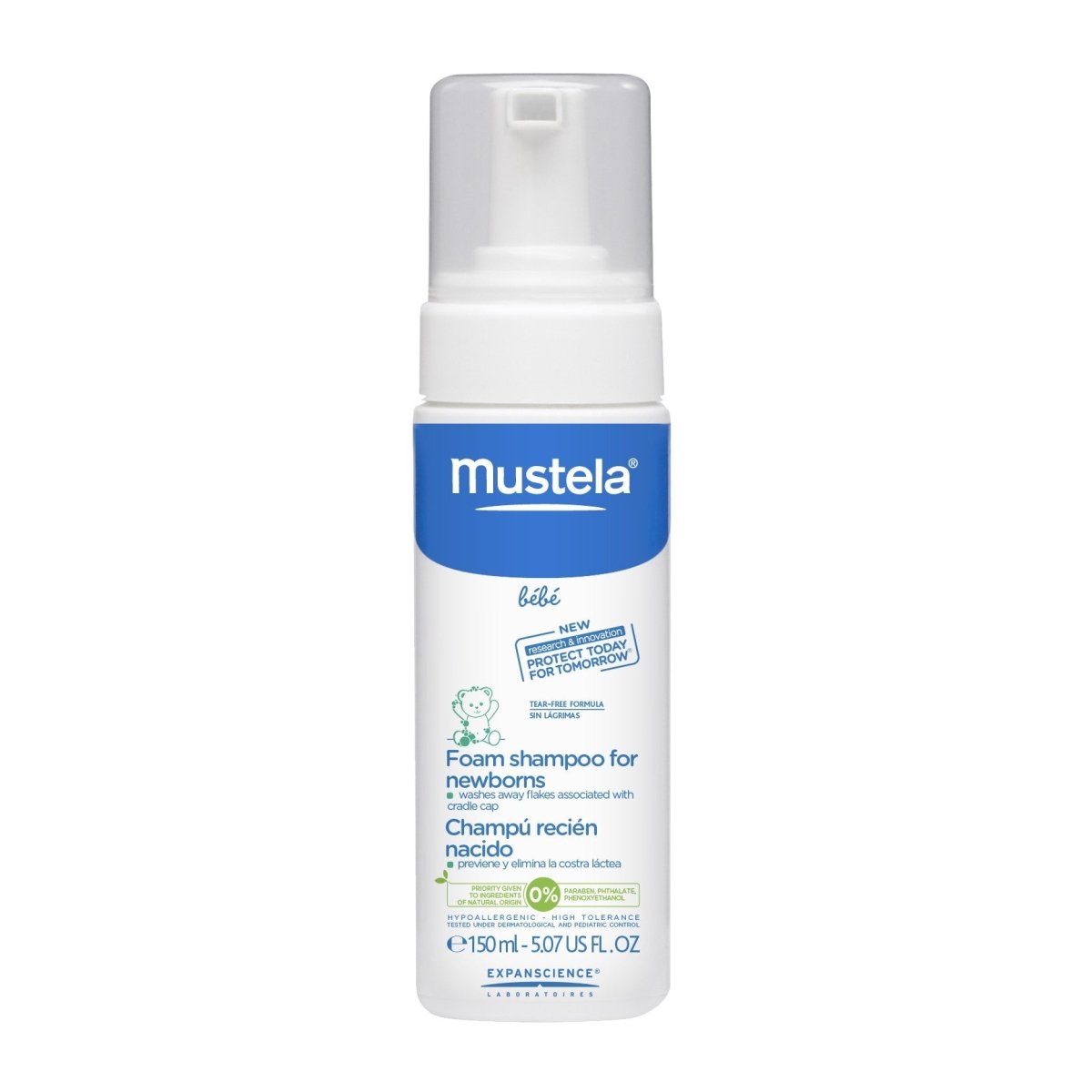 Mustela Bebe Foam Shampoo for Newborns 150mL - Mustela - 1 - Baby & Kids - ThePharmacy