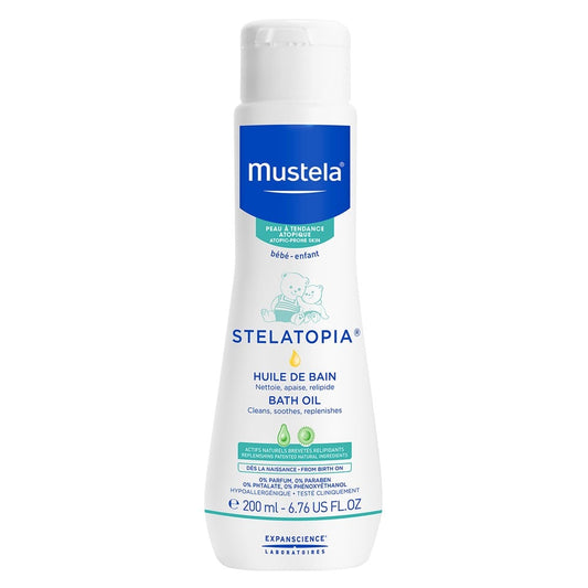 Mustela Stelatopia Milky Bath Oil 200mL - Mustela - 1 - Baby & Kids - ThePharmacy