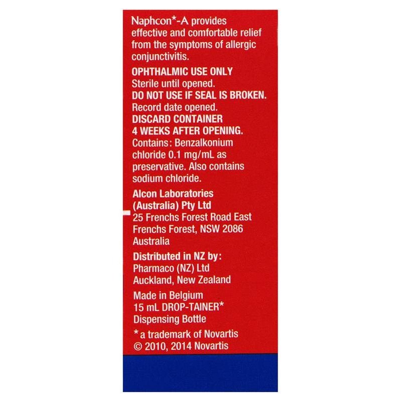 Naphcon - A Eye Drops 15 ml - Naphcon - 5 - Health - ThePharmacy