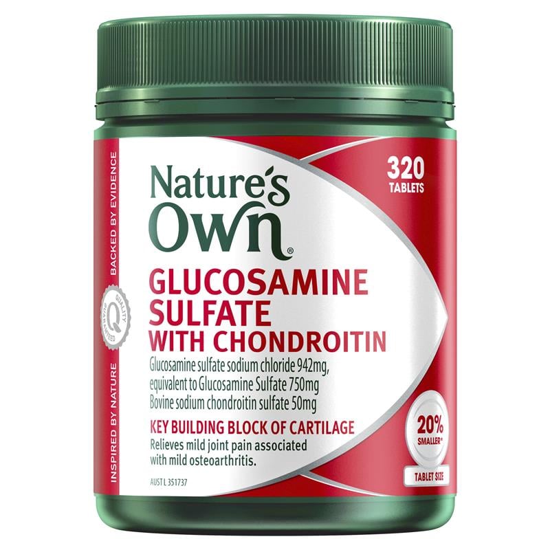 Nature's Own Glucosamine Sulfate with Chondroitin 320 tablets - Nature's Own - 1 - Vitamins - ThePharmacy