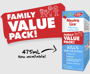 Neutralice Advance Lotion Family Value Pack 475ml