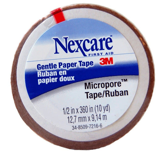 Nexcare Micropore Paper Tape Tan 12.5mm x 9.1m 24 Pack - Nexcare - 1 - Health - ThePharmacy