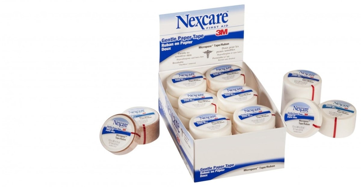 Nexcare Micropore Paper Tape Tan 25mm x 9.1m 12 Pack - Nexcare - 2 - Health - ThePharmacy