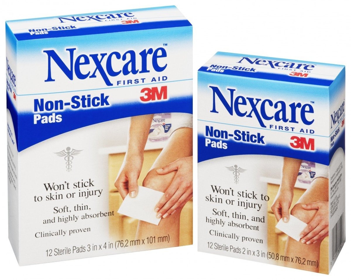 Nexcare Non Stick Pads 50mm x 76mm 12 Pack - Nexcare - 1 - Health - ThePharmacy