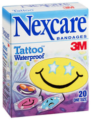 Nexcare Tattoo Waterproof Strips Cool (20 Strips) - Nexcare - 1 - Health - ThePharmacy