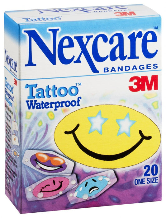 Nexcare Tattoo Waterproof Strips Cool (20 Strips) - Nexcare - 1 - Health - ThePharmacy