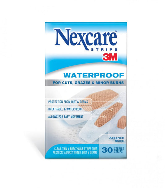 Nexcare Waterproof Strips Assorted (30 Strips) - Nexcare - 1 - Health - ThePharmacy