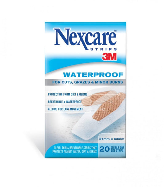 Nexcare Waterproof Strips Medium (20 Strips) - Nexcare - 1 - Health - ThePharmacy