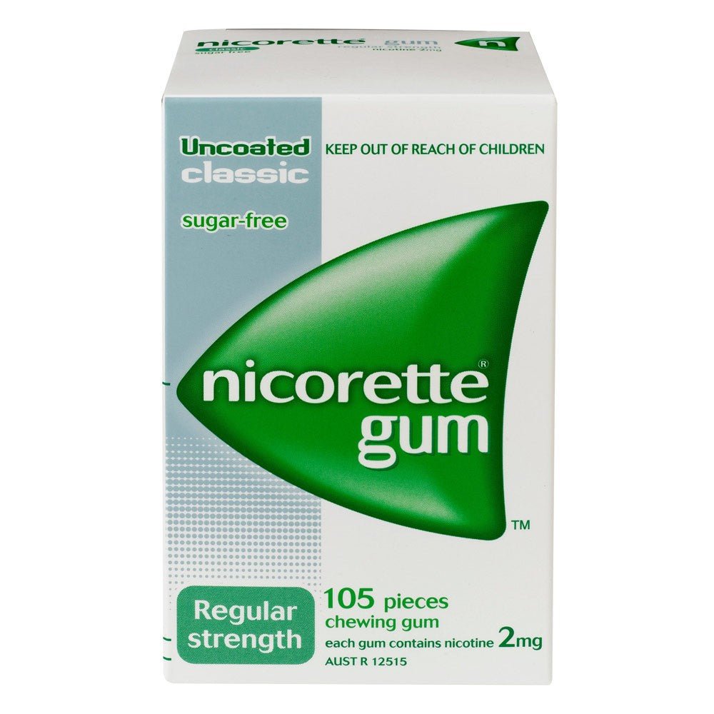 Nicorette Gum Classic 2 mg 105 Pack - Nicorette - 1 - Health - ThePharmacy