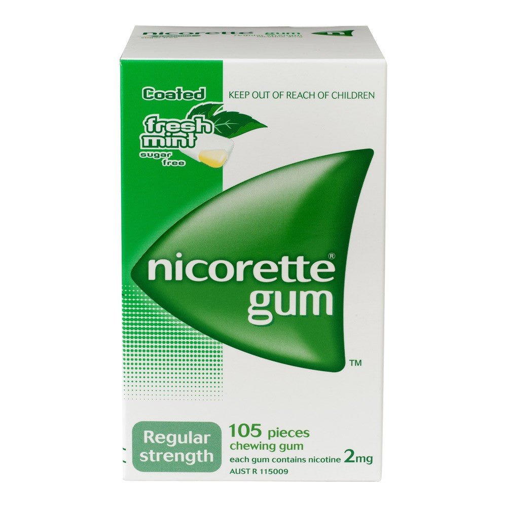 Nicorette Gum Freshmint 2 mg 105 Pack - Nicorette - 1 - Health - ThePharmacy