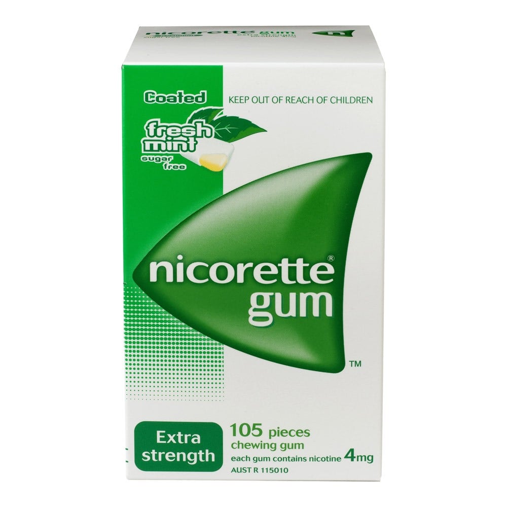 Nicorette Gum Freshmint 4 mg 105 Pack - Nicorette - 1 - Health - ThePharmacy