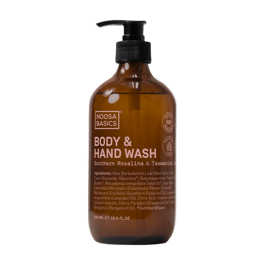 Noosa Basics Body & Hand Wash - Southern Rosalina & Tasmanian Lavender 500mL - Noosa Basics - 1 - Beauty & Essentials - ThePharmacy