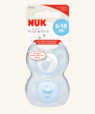 NUK Baby Blue Silicone Soother Age Group 2 (TWIN Pack) - Nuk - 1 - Baby & Kids - ThePharmacy