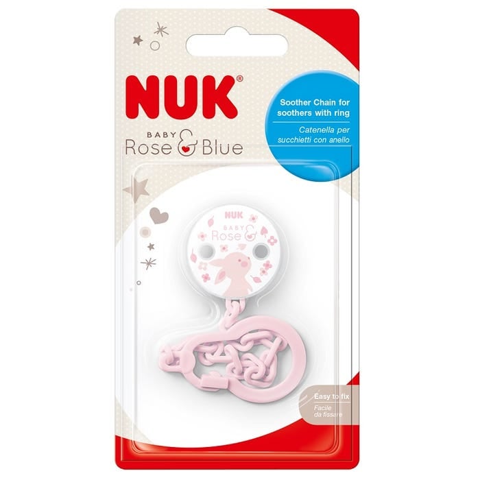 NUK Soother Chain - Baby Rose - Nuk - 1 - Baby & Kids - ThePharmacy