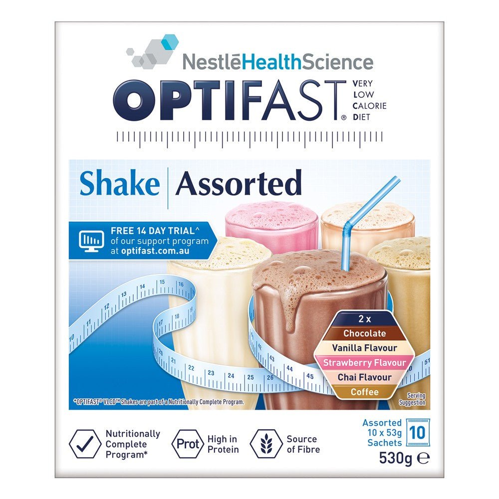 Optifast VLCD Assorted Flavours 53g 10 Sachets - Optifast - 1 - Diet & Fitness - ThePharmacy