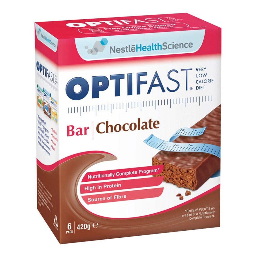 Optifast VLCD Bar Chocolate 70g 6 Pack - Optifast - 1 - Diet & Fitness - ThePharmacy