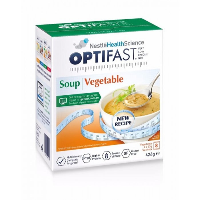Optifast VLCD Soup Mixed Vegetable 53g 8 Pack - Optifast - 1 - Diet & Fitness - ThePharmacy