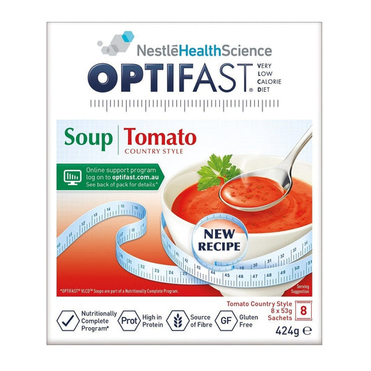 Optifast VLCD Tomato Soup 53g 8 Pack - Optifast - 1 - Diet & Fitness - ThePharmacy
