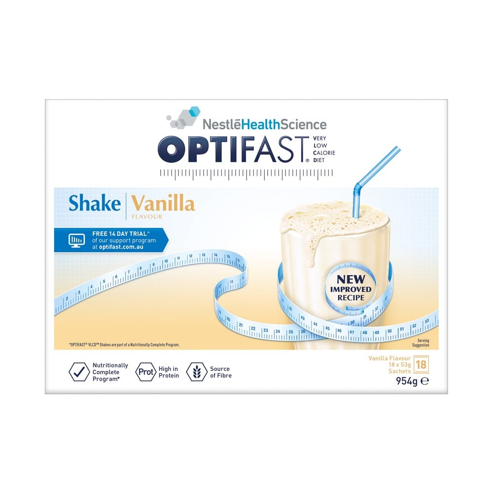 Optifast VLCD Vanilla 53g 18 Sachets - Optifast - 1 - Diet & Fitness - ThePharmacy