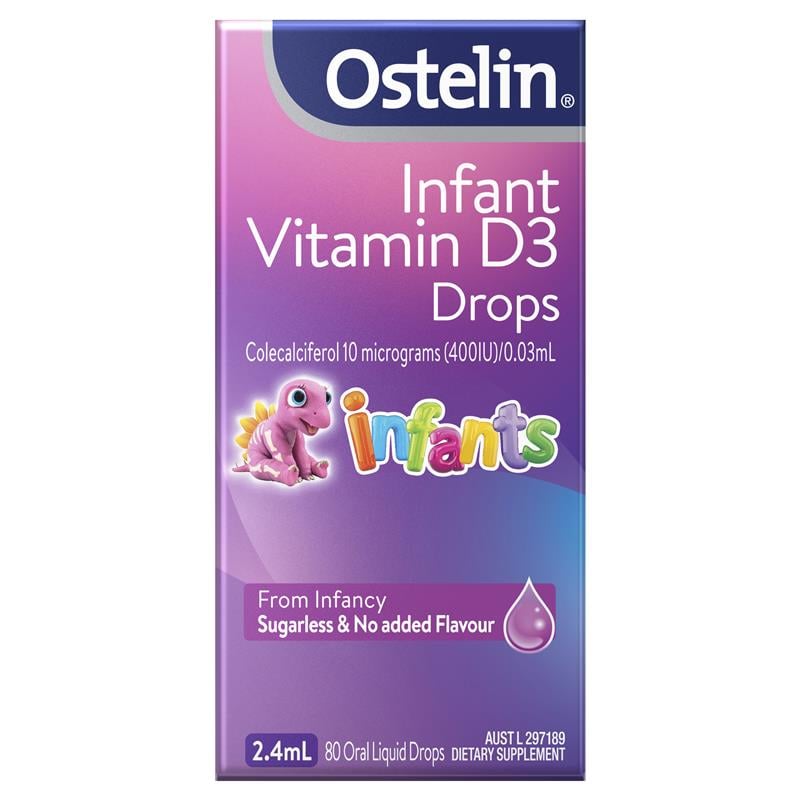 Ostelin Infant Vitamin D3 Drops 2.4mL - Ostelin - 1 - Vitamins - ThePharmacy