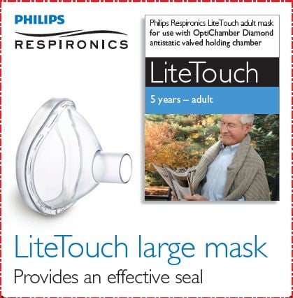 Philips Respironics Lite Touch Mask (5 years - adult) - Philips Respironics - 2 - Health - ThePharmacy