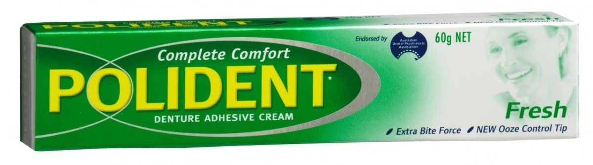 Polident Denture Adhesive 60g Freshmint - Polident - 1 - Health - ThePharmacy