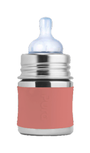 PURA KIKI - 150mL Infant Bottle - Stainless Steel with Sleeve - 2 COLOURS - Pura - 1 - Baby & Kids - ThePharmacy