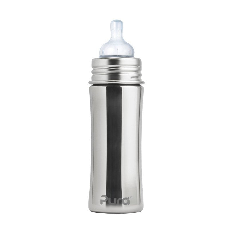PURA KIKI - 325mL Infant Bottle - Stainless Steel with Sleeve - 3 COLOURS - Pura - 6 - Baby & Kids - ThePharmacy