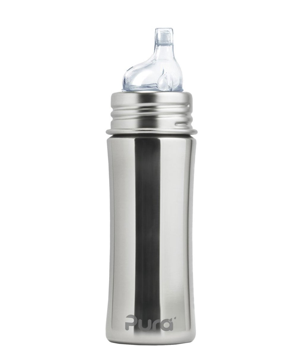 PURA KIKI - 325mL Sippy Bottle - Stainless Steel with Sleeve - 6 COLOURS - Pura - 8 - Baby & Kids - ThePharmacy