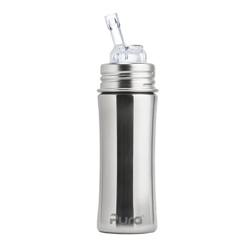 PURA KIKI - 325mL Straw Bottle - Stainless Steel with Sleeve - 7 COLOURS - Pura - 6 - Baby & Kids - ThePharmacy