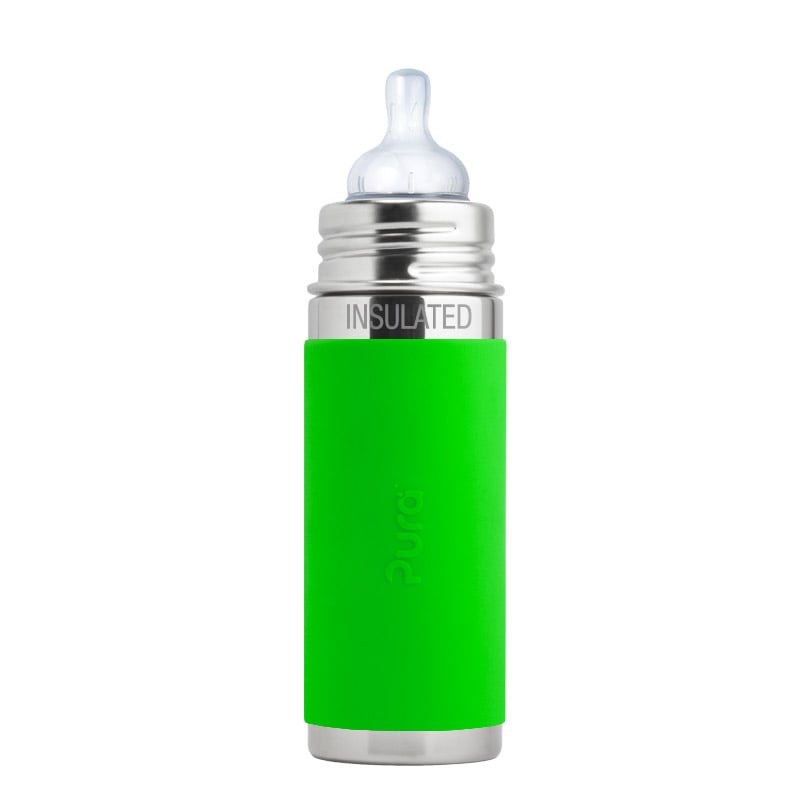 PURA KIKI - Insulated 260mL Infant Bottle - Stainless Steel with Sleeve - 3 COLOURS - Pura - 4 - Baby & Kids - ThePharmacy