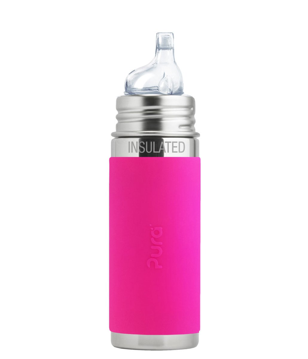 PURA KIKI - Insulated 260mL Sippy Bottle - Stainless Steel with Sleeve - 3 COLOURS - Pura - 8 - Baby & Kids - ThePharmacy