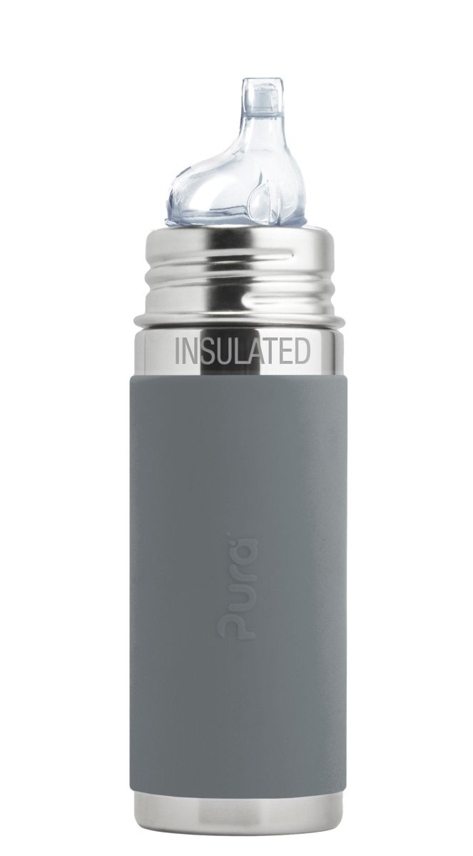 PURA KIKI - Insulated 260mL Sippy Bottle - Stainless Steel with Sleeve - 3 COLOURS - Pura - 6 - Baby & Kids - ThePharmacy