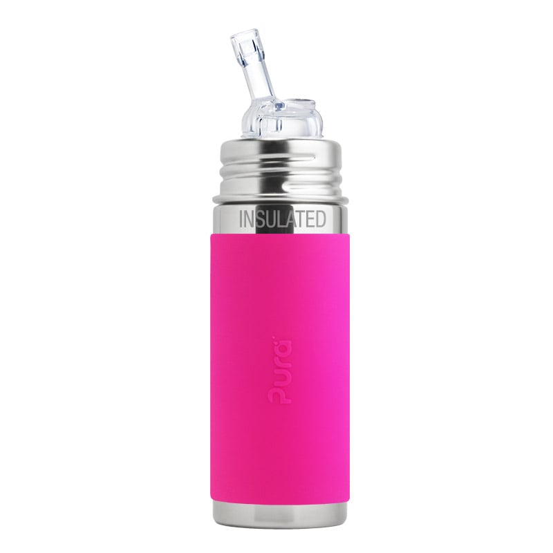 PURA KIKI - Insulated 260mL Straw Bottle - Stainless Steel with Sleeve - 3 COLOURS - Pura - 4 - Baby & Kids - ThePharmacy