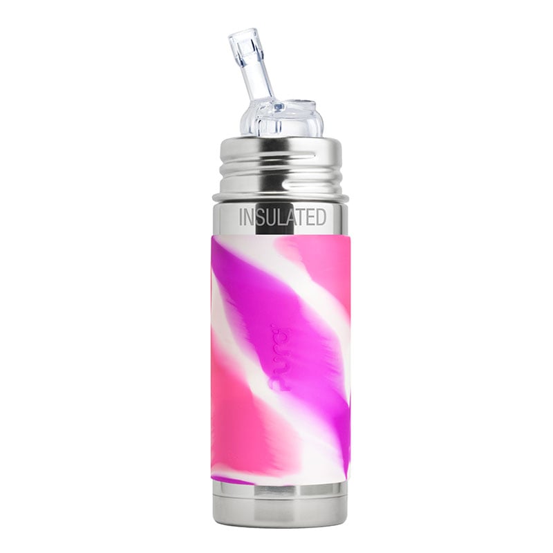 PURA KIKI - Insulated 260mL Straw Bottle - Stainless Steel with Sleeve - 3 COLOURS - Pura - 2 - Baby & Kids - ThePharmacy