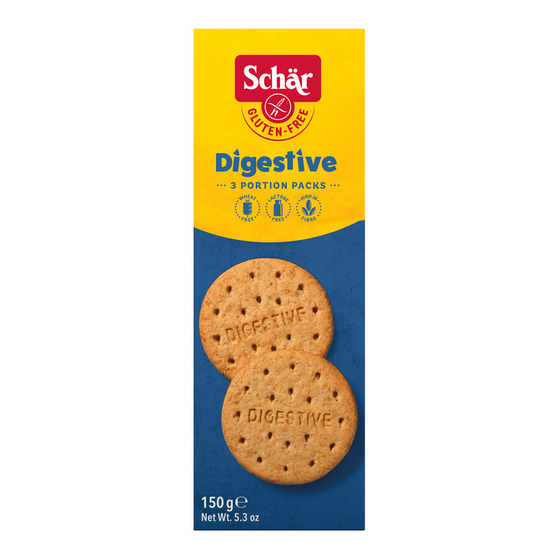 Schar Digestive Biscuits 150g x 6 (Gluten Free) - Dr Schar - 1 - Brands - ThePharmacy