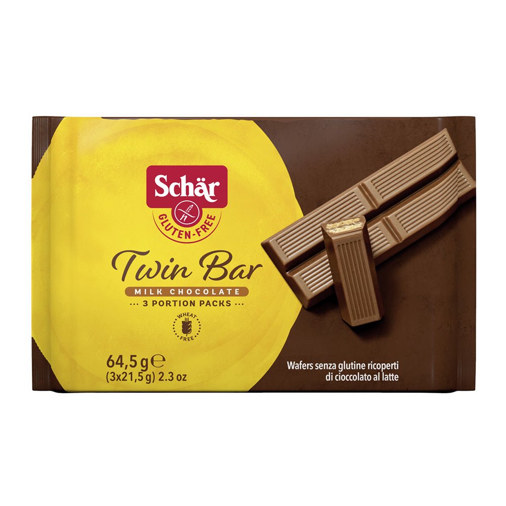 Schar Twin Bar Multi Pack 64.5g x 14 (Gluten Free) - Dr Schar - 1 - More - ThePharmacy