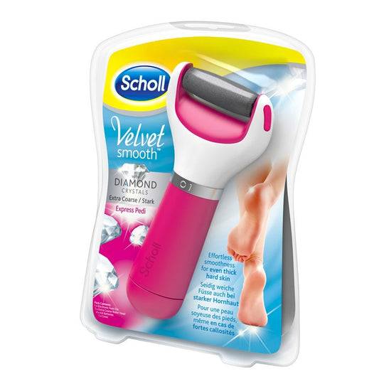 Scholl Velvet Smooth Express Pedi with Diamond Crystals PINK - Scholl - 1 - Beauty & Essentials - ThePharmacy