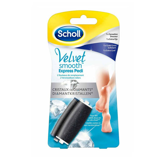 Scholl Velvet Smooth Express Pedi with Diamond Crystals Refills ONLY - Scholl - 1 - Beauty & Essentials - ThePharmacy