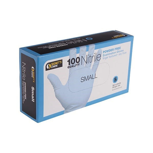 Signet's Own Nitrile Powder Free Exam Gloves - Small (100 gloves per box) - Signet - 1 - Health - ThePharmacy