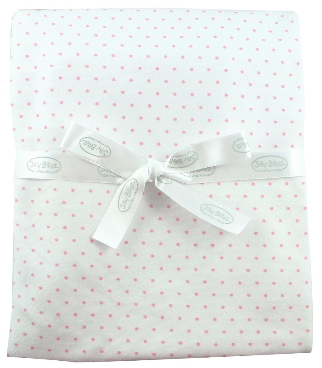 Silly Billyz Cotton Jersey Stroller Blanket - Pink Spot - Silly Billyz - 2 - Baby & Kids - ThePharmacy