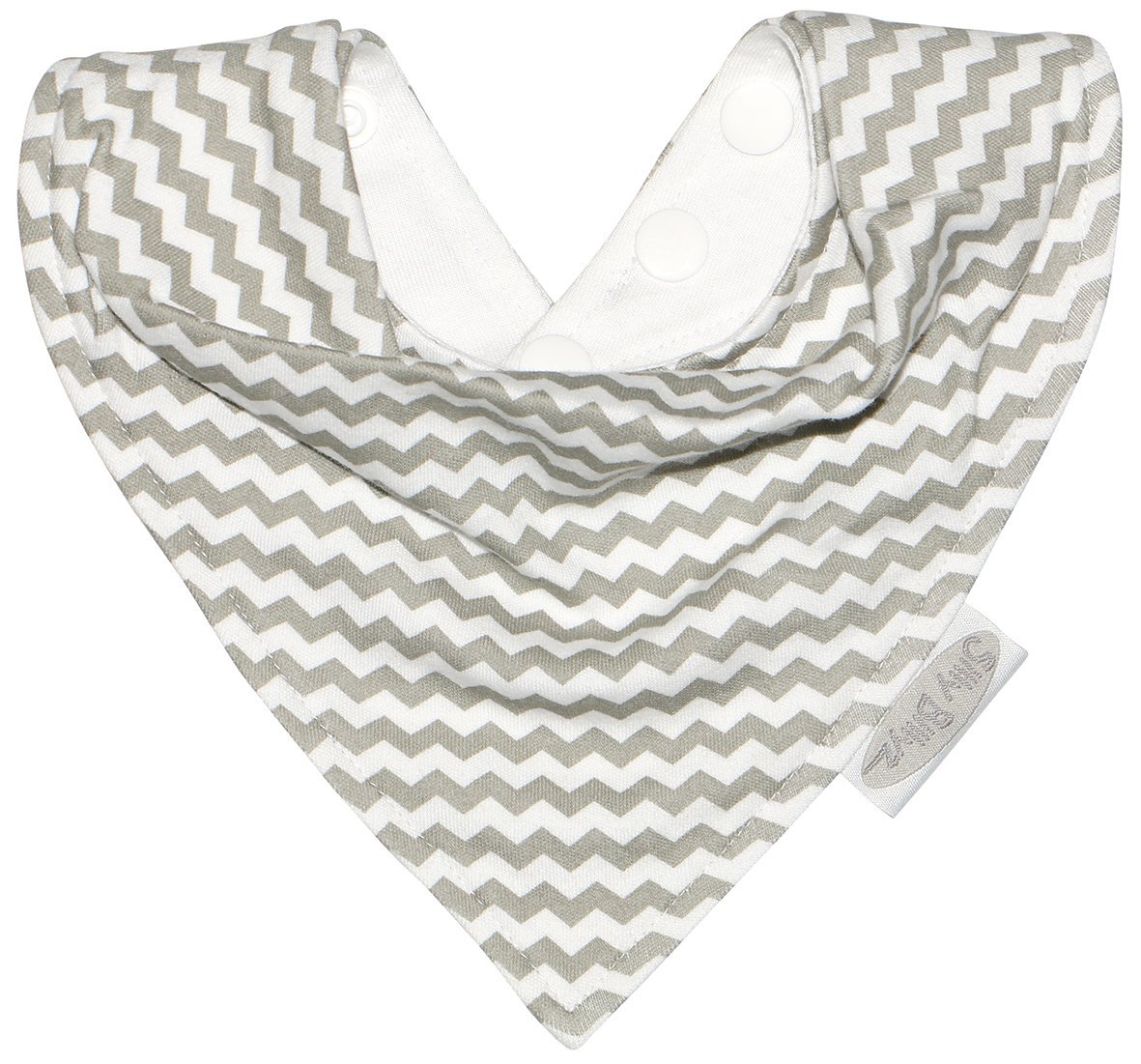 Silly Billyz Jersey Bandana Bib - Grey Chevron - Silly Billyz - 1 - Baby & Kids - ThePharmacy