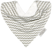 Silly Billyz Jersey Bandana Bib - Grey Chevron - Silly Billyz - 1 - Baby & Kids - ThePharmacy